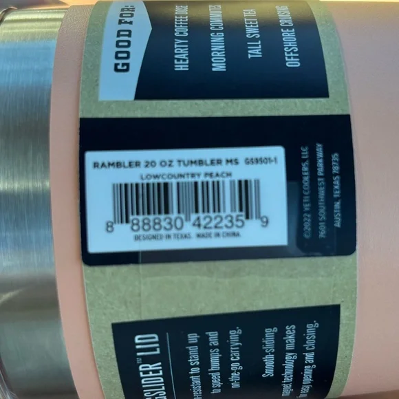 New Yeti Rambler 20 oz Tumbler - Picture 2 of 3